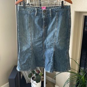 The limited denim skirt. EUC